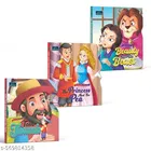BOOKFORD Fairy Tale Shaped Board Book | Beauty and the Beast,The Princess and the Pea, and Tom Thumb  | for kids | fairy tales | story books | 