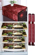 Knit 7 Pcs Fridge Cover Set 