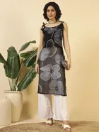 Tie Up Georgette Kurti for Women 