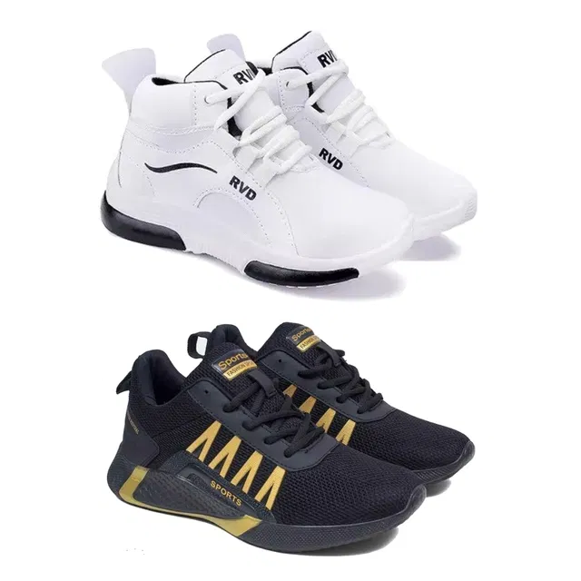 Combo of Casual Shoes for Boys (Multicolor, 5.5-6 Years) (Pack of 2)