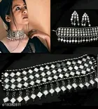 Stylish Latest Oxidised Mirror Jewellery Set