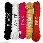 Cotton Blend Solid Dupatta for Women 