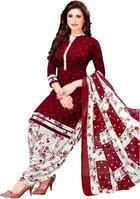 Yashika Unstitched Crepe Salwar Suit Material 