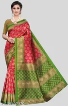 Art Silk Printed Saree for Women 