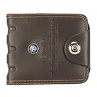 Faux Leather Wallet for Men (Brown)