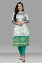 Crepe Printed Kurti for Women 