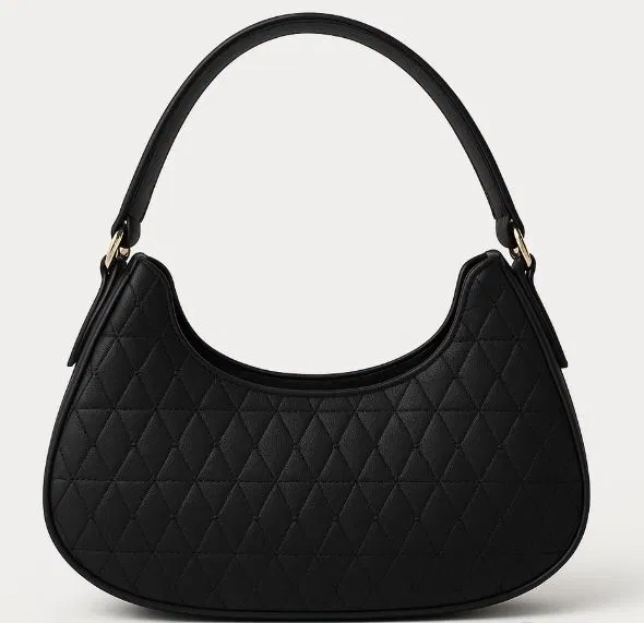 PU Solid Hobo Bag for Women
