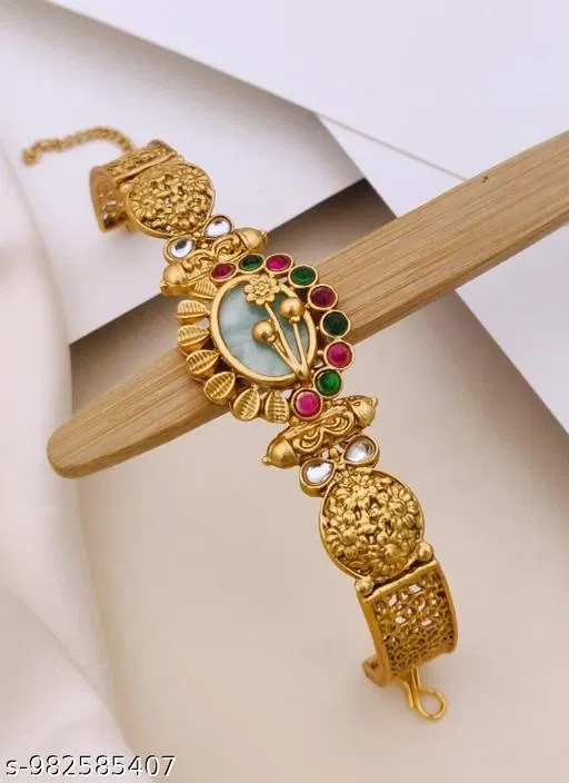Bracelets & Bangles Gold Free Size for Women