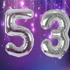 Foil Balloon for Birthday Celebration, No. 53 