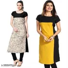 Crepe Printed Kurti for Women 