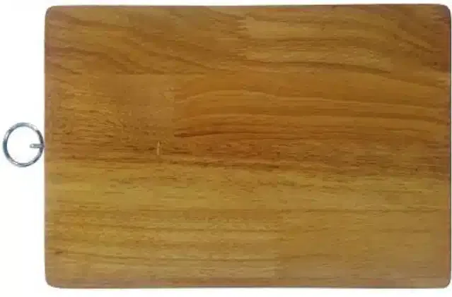 Wooden Vegetable Cutting Board (Brown, 20x15 cm)