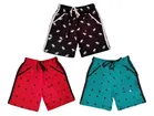 Cotton Blend Printed Shorts for Kids (Pack of 3) (Multicolor, 2-3 Years)