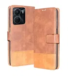 Artificial Leather Mobile Flip Cover for Vivo V2253 / T2X / Y56 5G / Y16 