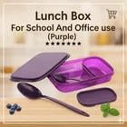 Parikshit Divine Lunch Box For Schol And Office use, Purple