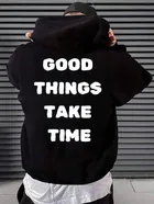 Round Neck Solid Sweatshirt for Men 