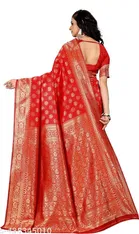 Banarasi Silk Zari Woven Saree for Women 