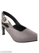 Shoetopia Solid Open Toe Block Heels for Kids 