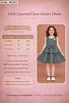 Printed Party Wear Dress for Girls 