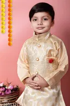 Cotton Blend Sherwani for Boys 