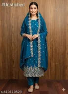 Embroidered Patiala Suit for Women 