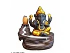 Ganesh ji Idol with Adiyogi & 108 Pcs Smoke Cones 