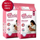 योबेबी बेबी डायपर न्यू बोर्न 2X36 Pcs 