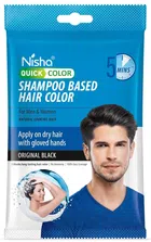 Nisha Quick Shampoo Based Hair Color Pouch Original Black (20 ml)