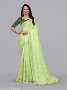 Linen Striped Saree for Women 
