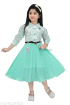 Cotton Blend Frock for Girls 