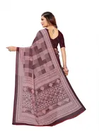 Georgette Printed Saree for Women 