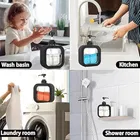 Plastic Refillable Liquid Soap Dispenser for Bathroom 