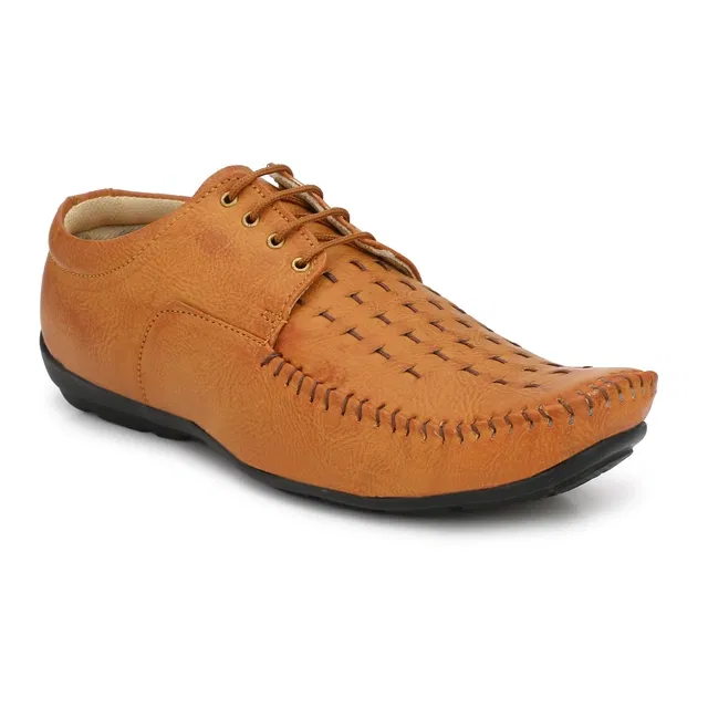Formal Shoes for Men (Tan, 9)