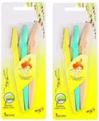Eva Beauty Face Razors for Women (Multicolor, Set of 2)