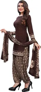 Yashika Unstitched Crepe Salwar Suit Material 