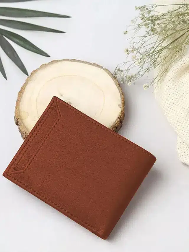 Synthetic Wallet for Men (Brown)