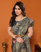 Banarasi Silk Zari Woven Saree for Women 