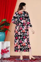 Rayon Printed Anarkali Kurti for Women 