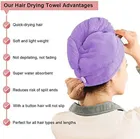 Microfiber 400 Gsm Women Hair Bath Towel 