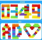 100 Pcs Puzzle Building Block Toy Set for Kids 