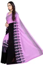 Georgette Printed Saree for Women 