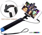 Wired Selfie Stick for Mobile Phones (Multicolor)