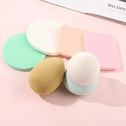 6-In-1 Makeup Sponge, Multicolored, Pack of 1