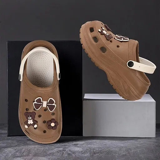 Clogs for Women, Brown (5)
