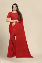 Georgette Printed Saree for Women 
