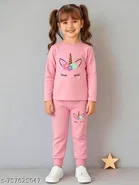 Cotton Blend Clothing Set for Girls, Pink 