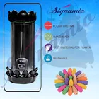 Ceramic Back Flow Incense Holder Shiv Ling Incense Burner with 30 Back Flow Incense Cones