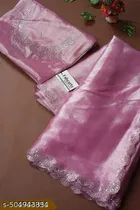 JImmy Choo Saree for Women, Pink 