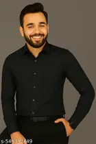 Cotton Blend Solid Shirt for Men, Multicolor, Pack of 3 