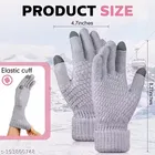 Woolen Solid Gloves for Women 