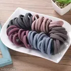 Polyester Rubber Band for Women, Multicolor, Pack of 100